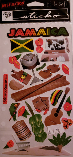 Sticko  - flat sticker sheets - Jamaica