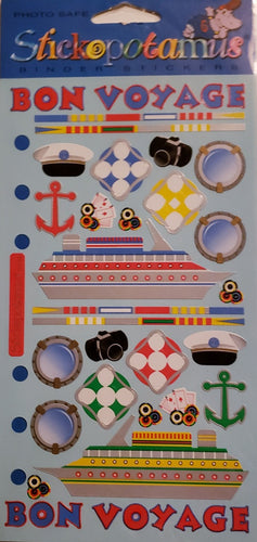 Sticko  - flat sticker sheets - cruise ship