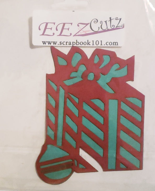 Eez cuts  - laser cut   - green and red present