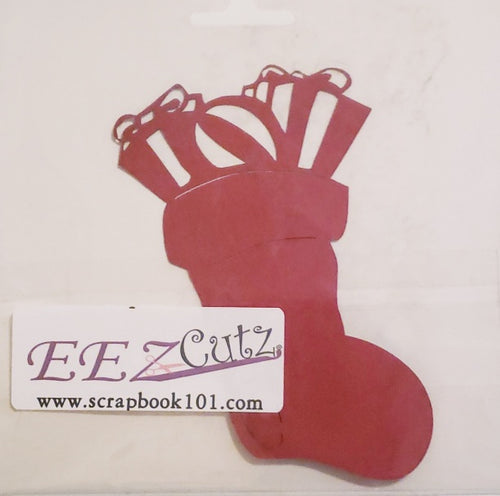 Eez cuts  - laser cut   -  stocking with presents