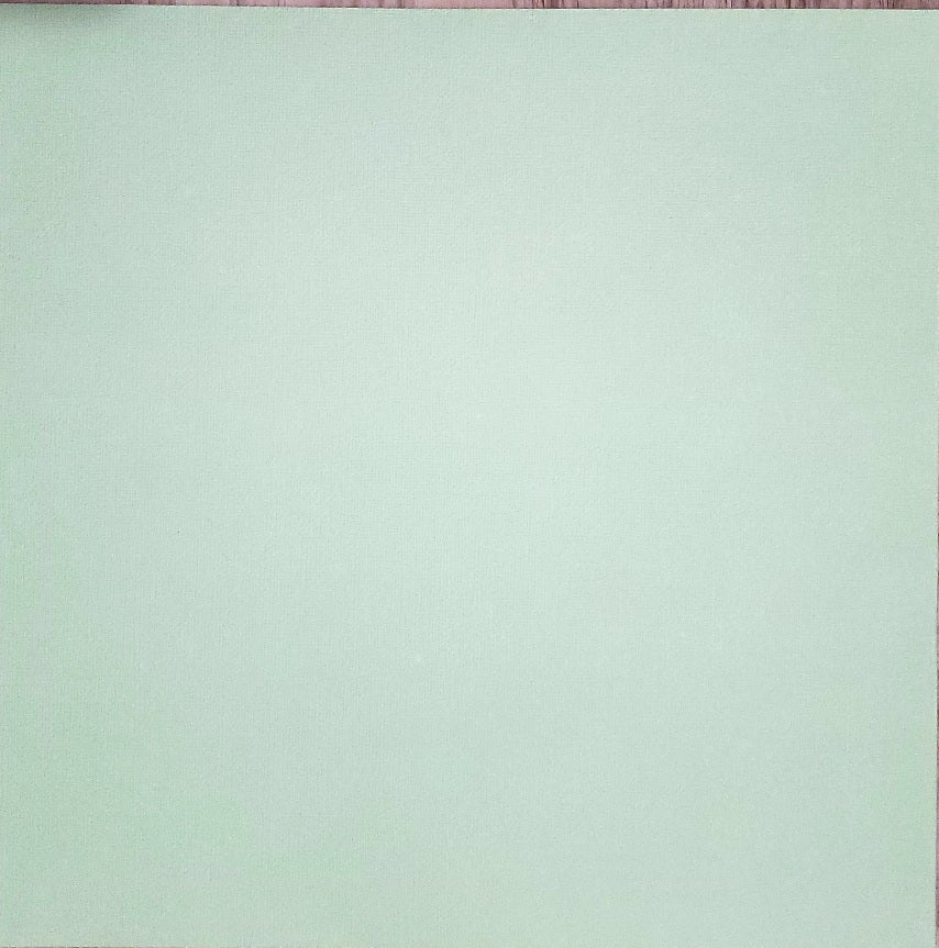 Fab scraps -  textured solid color cardstock - 12 x 12 - weave cool seafoam green