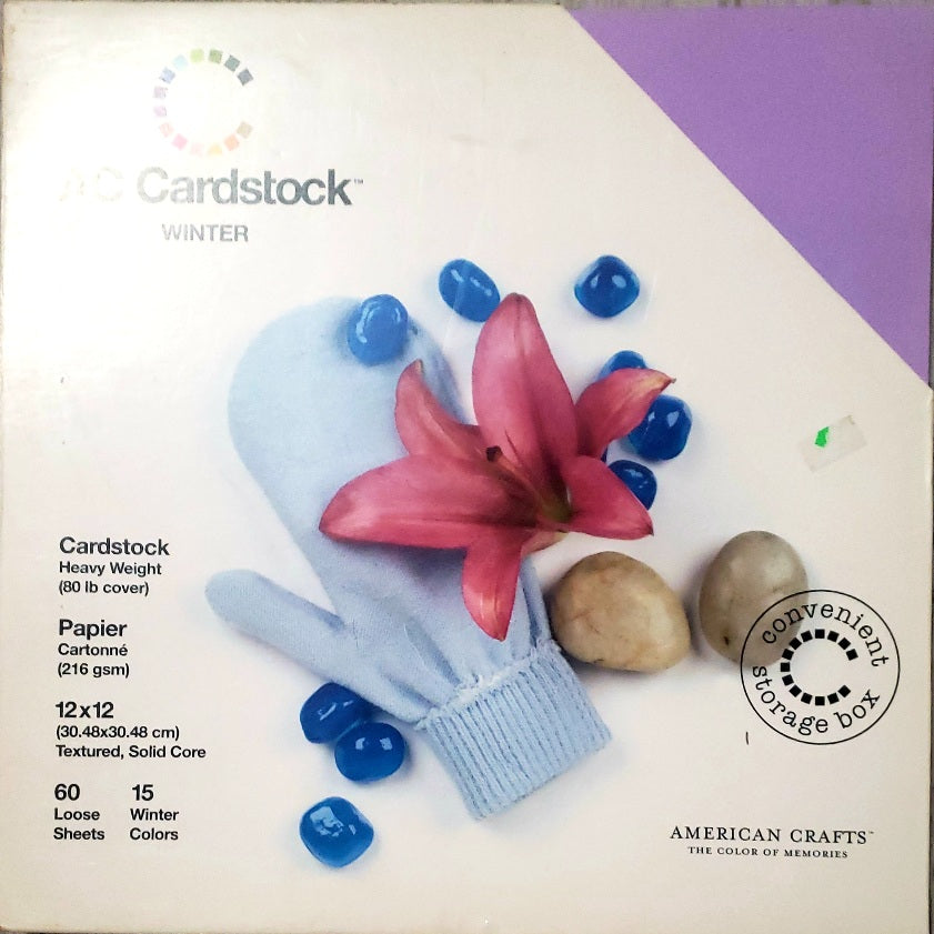 AC American Crafts cardstock Paper Pack 12