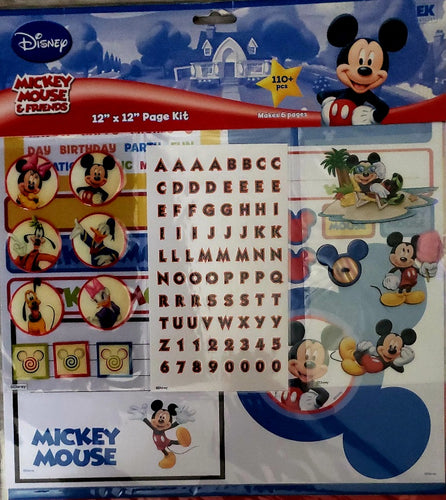 Ek success - 12 x 12 page kit - Disney Mickey mouse and friends