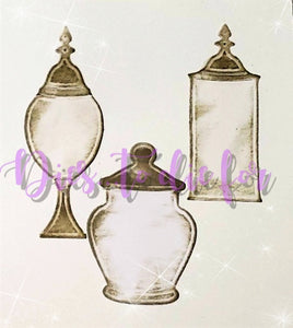 Dies... to die for LLC  metal cutting die - candy Jars