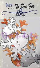 Load image into Gallery viewer, Dies... to die for LLC  metal cutting die - Cute Reindeer face