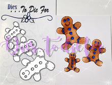 Load image into Gallery viewer, Dies... to die for LLC  metal cutting die - Gingerbread men