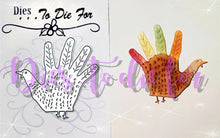 Load image into Gallery viewer, Dies... to die for LLC  metal cutting die - Henry the hand turkey