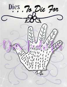 Dies... to die for LLC  metal cutting die - Henry the hand turkey