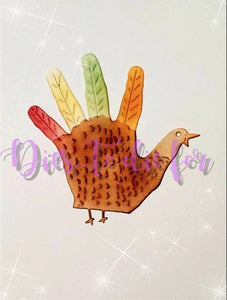 Dies... to die for LLC  metal cutting die - Henry the hand turkey