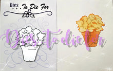 Load image into Gallery viewer, Dies... to die for LLC  metal cutting die - Mum Flowers plant in pot