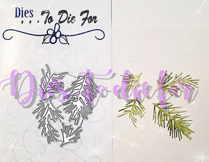 Dies... to die for LLC  metal cutting die - Pine needles 3 - 4 pc set