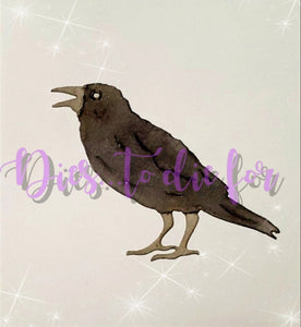 Dies... to die for LLC  metal cutting die - Raven / crow