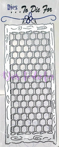 Dies... to die for LLC  metal cutting die - Slimline chicken wire background