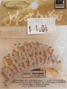 Jolees x small -  dimensional sticker - party crown