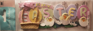 Jolees dimensional sticker - Happy Easter title -  medium tall package