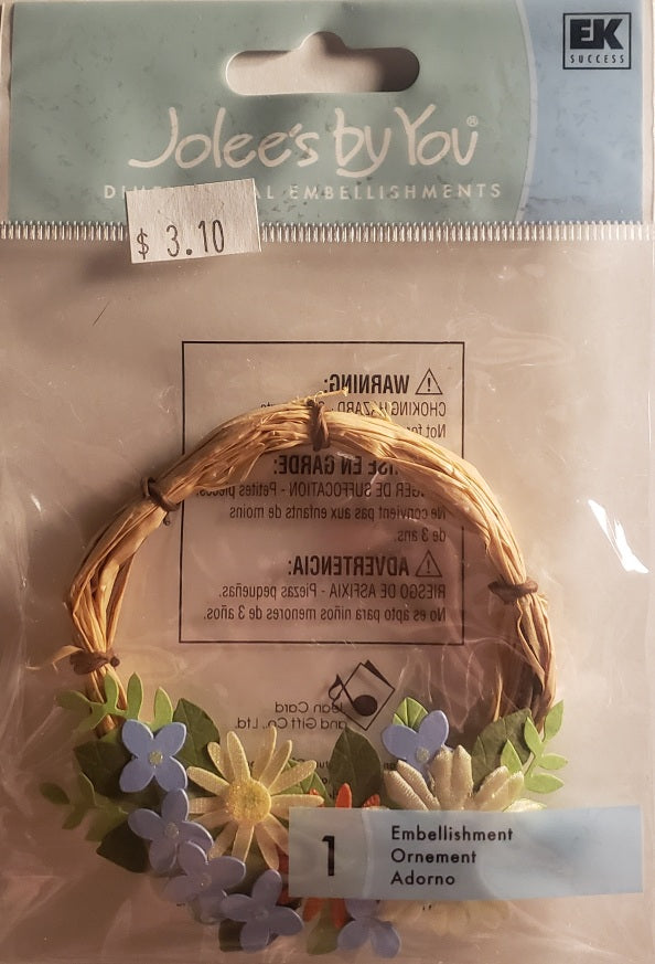 Jolee's Boutique Dimensional Sticker -  welcome wreath