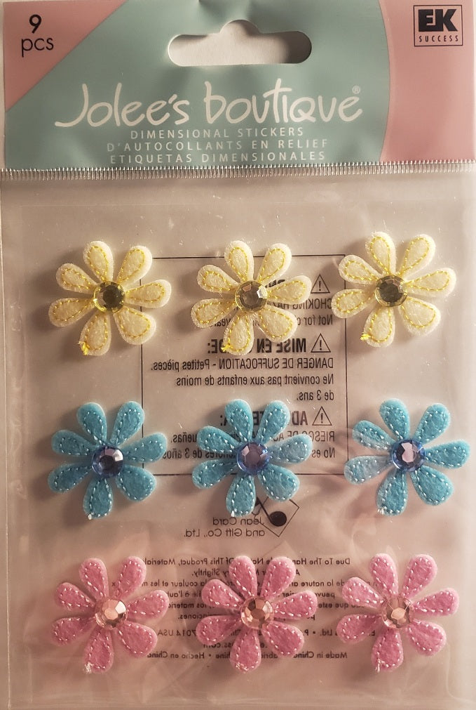 Jolee's Boutique Dimensional Sticker -  flower tops