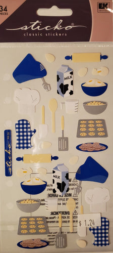 Sticko -  flat sticker sheet - baking