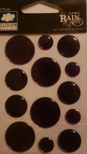 Cloud 9 deaigns - fiskars - jumbo enamel dots violet