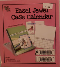 Load image into Gallery viewer, Pine cone press - Easel jewel case calendar - small 4 1/2&quot; x 5 1/2&quot;