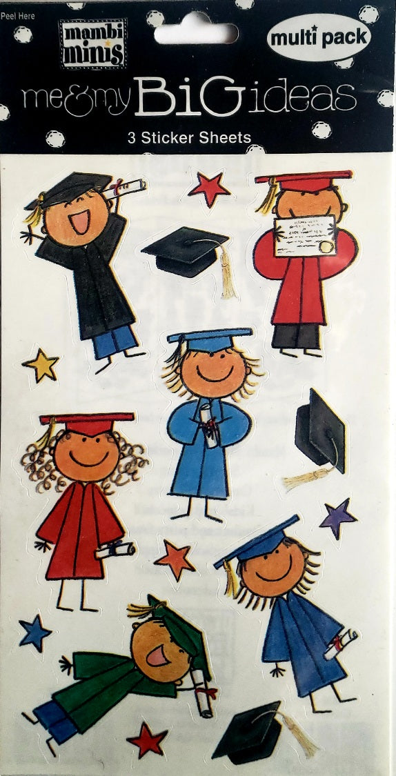 Me and my big ideas MAMBI - flat sticker sheet - a kid like me graduation