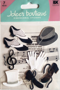 Jolee's by you Boutique Dimensional Sticker -  jazz and tap - medium pack