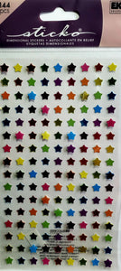 Sticko  - dimensional sticker sheets - mini stars