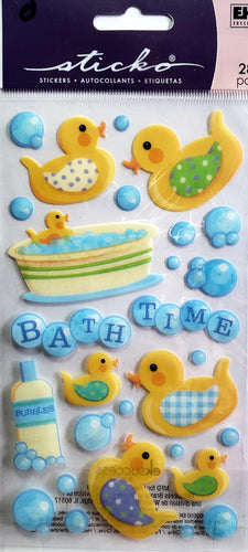 Sticko  - flat sticker sheets - bath time gloss