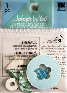 Jolee's Boutique Dimensional Sticker - blue rattle  extra small pack