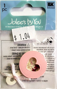 Jolee's Boutique Dimensional Sticker - pink rattle  extra small pack