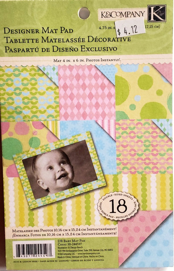 K and company - designer mat pad - baby