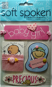 Me and my big ideas MAMBI - dimensional sticker - soft spoken baby girl 2