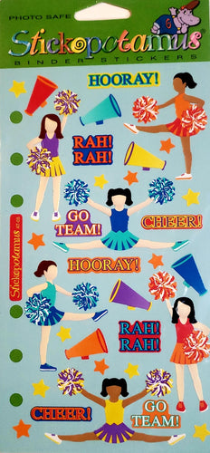 Sticko  - flat sticker sheets -  cheerleading