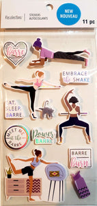 Recollections - dimensional sticker pack - dance exercise