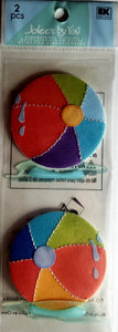 Jolee's Boutique Dimensional Sticker -  beach balls tall small pack