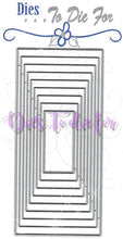 Load image into Gallery viewer, Dies ... to die for metal cutting die slimline - Basic long Rectangles dies