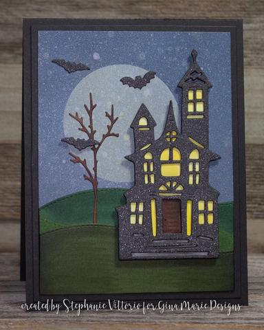 Gina Marie Metal cutting die - Haunted House