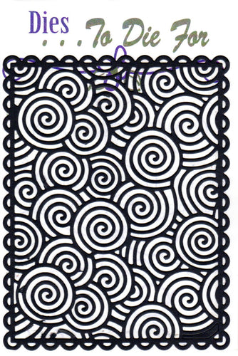 Dies ... to die for metal cutting die - Spiral Background plate