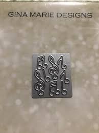 Gina Marie Metal cutting die - Mini Music note