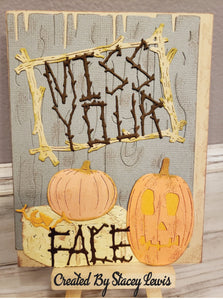 Dies ... to die for metal cutting die - Jack O lantern / Pumpkin