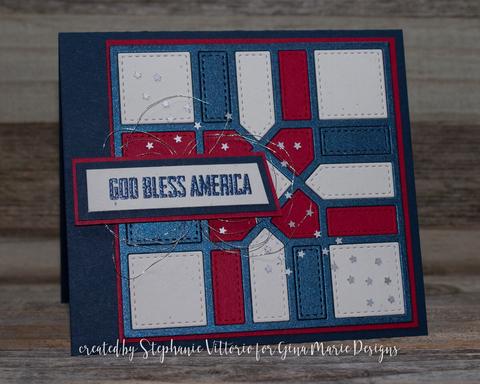 Gina Marie Metal cutting die - QUILT DIE #12 BLOCKS & LINES